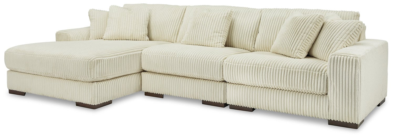 Lindyn Ivory 3-Piece LAF Sectional