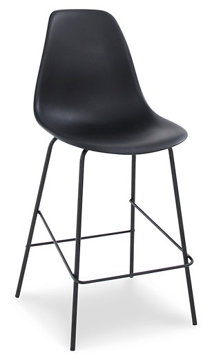 Forestead Black Counter Height Barstool