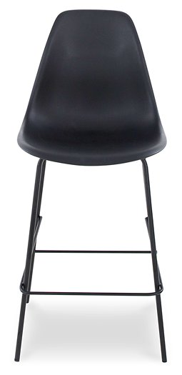 Forestead Black Counter Height Barstool