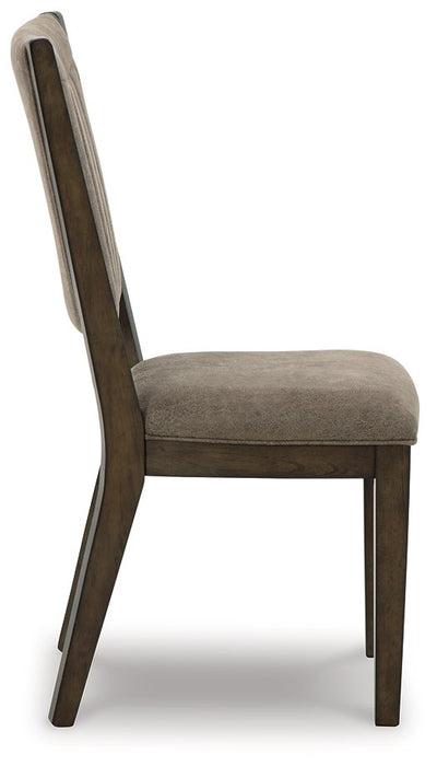 Wittland Dark Brown Dining Chair, Set of 2