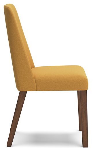 Lyncott Mustard/Brown Dining Chair