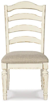 Realyn Chipped White Dining Chair