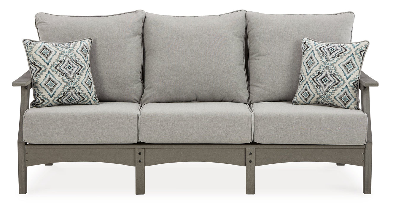 Visola Gray Outdoor Sofa Conversation Set