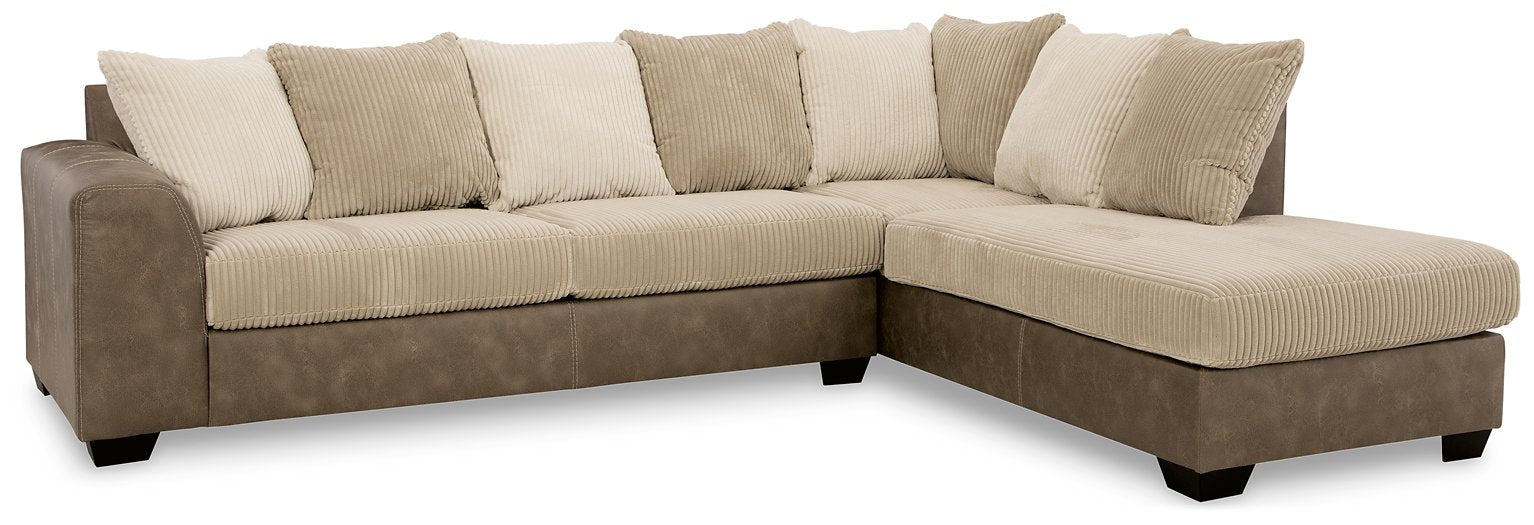 Keskin 2-Piece Sectional with Chaise