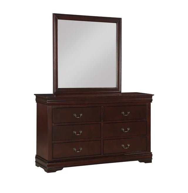 Louis Philip Cherry Bedroom Mirror (Mirror Only)