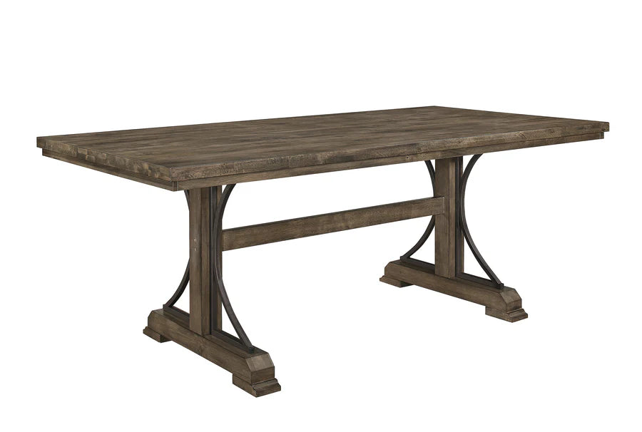 Quincy Grayish Brown Dining Table