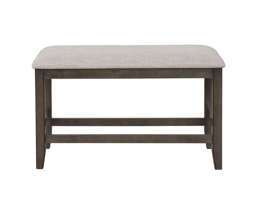 Fulton Gray Counter Height Dining Bench