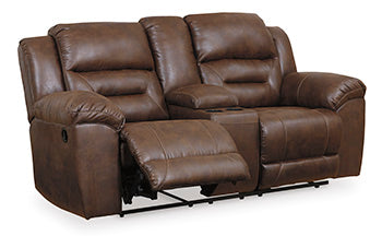 Stoneland Reclining Loveseat with Console