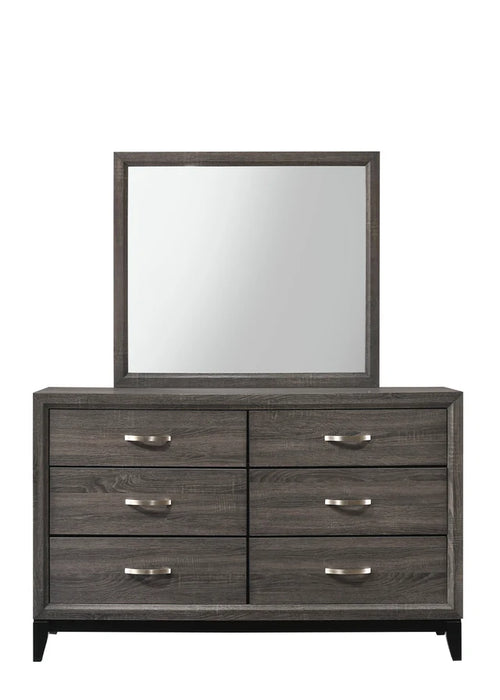 Akerson Gray Queen Panel Bedroom Set