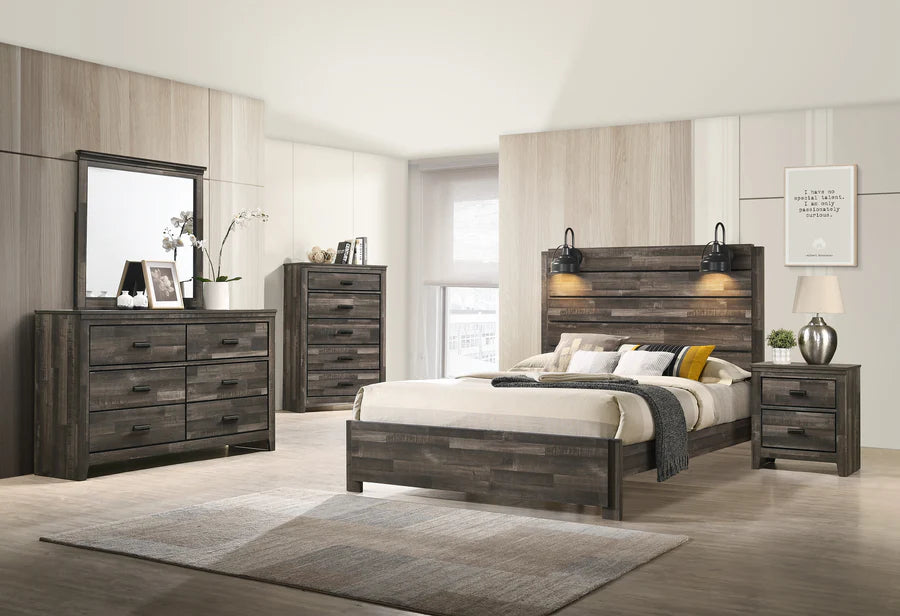 Carter Brown Queen Platform Bed