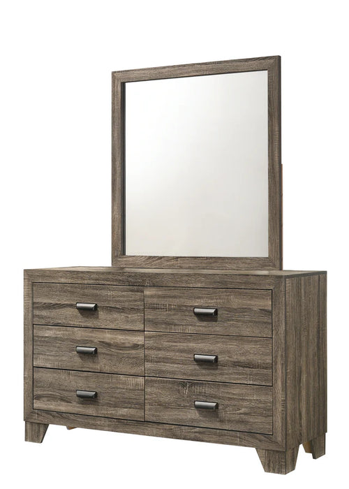 Millie Brownish Gray Bedroom Mirror (Mirror Only)