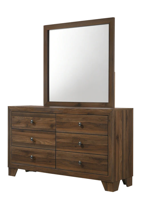 Millie Cherry Brown Bedroom Mirror (Mirror Only)