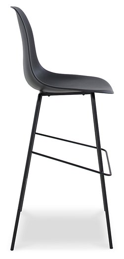 Forestead Black Bar Height Barstool