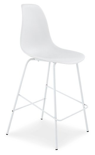 Forestead White Counter Height Barstool