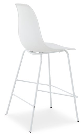 Forestead White Counter Height Barstool