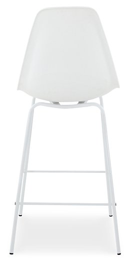 Forestead White Counter Height Barstool