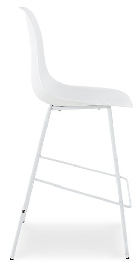 Forestead White Counter Height Barstool