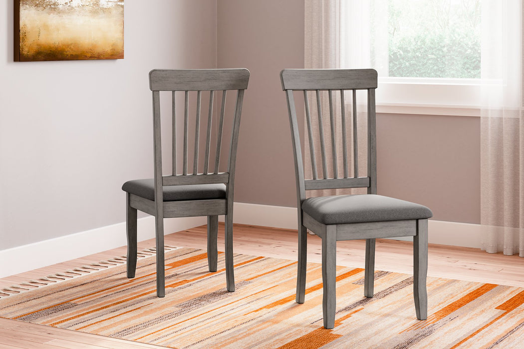 Shullden Gray Drop Leaf  Dining Room Set