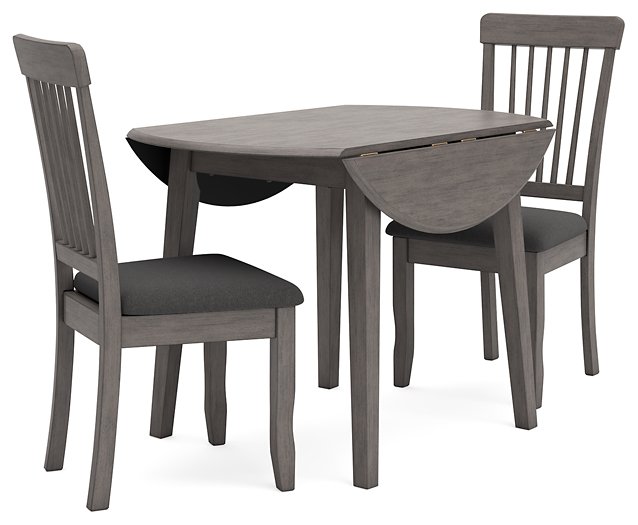 Shullden Gray Drop Leaf  Dining Room Set