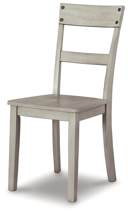Loratti Gray Dining Table and Chairs, Set of 5