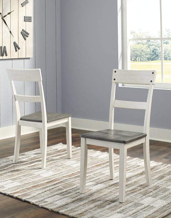 Nelling Two-tone Dining Chair (Set of 2)