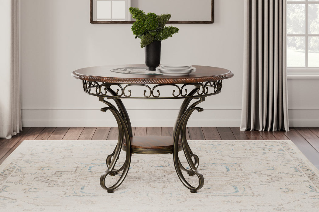 Glambrey Brown Dining Table