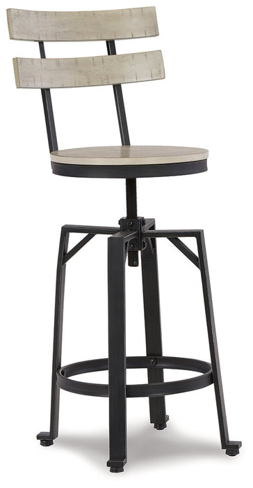 Karisslyn Whitewash/Black Counter Height Barstool