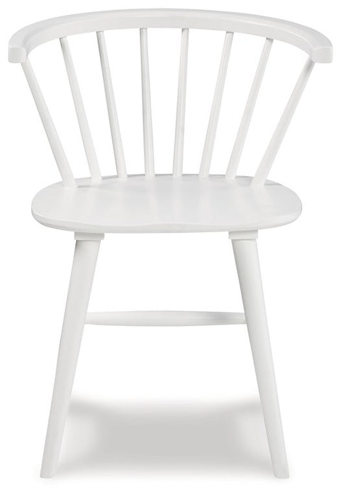 Grannen White Dining Chair (Set of 2)