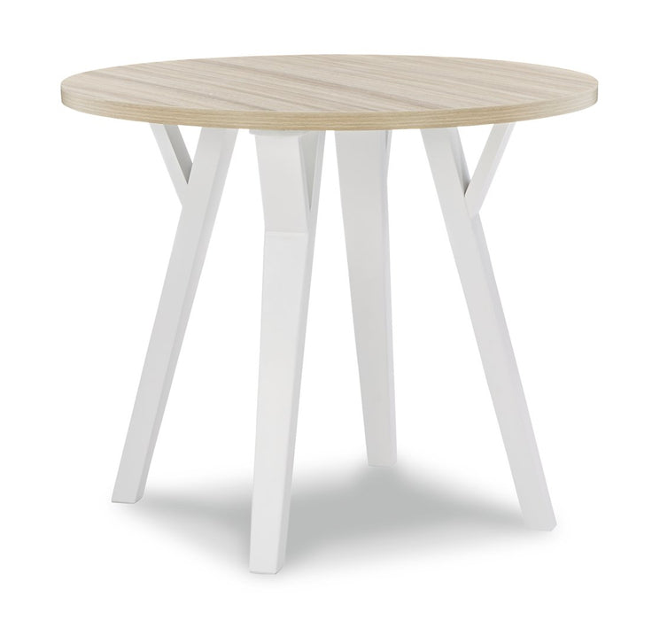 Grannen White Round Dining Set