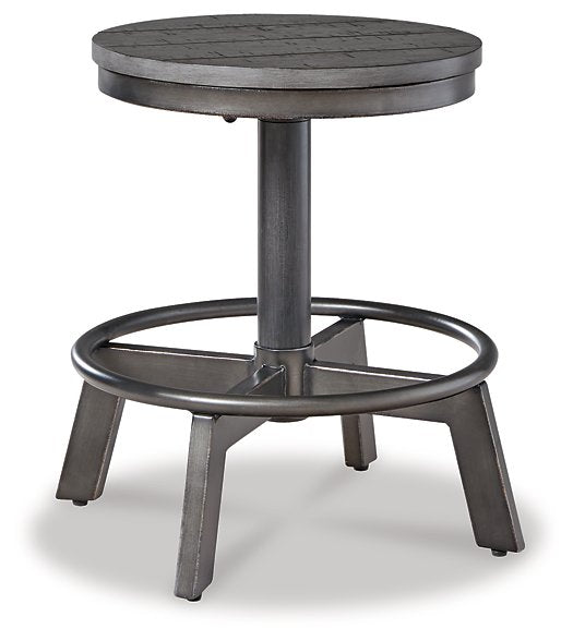 Torjin Gray Counter Height Stool