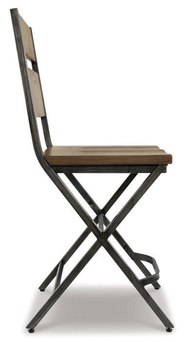 Kavara Medium Brown Counter Height Barstool