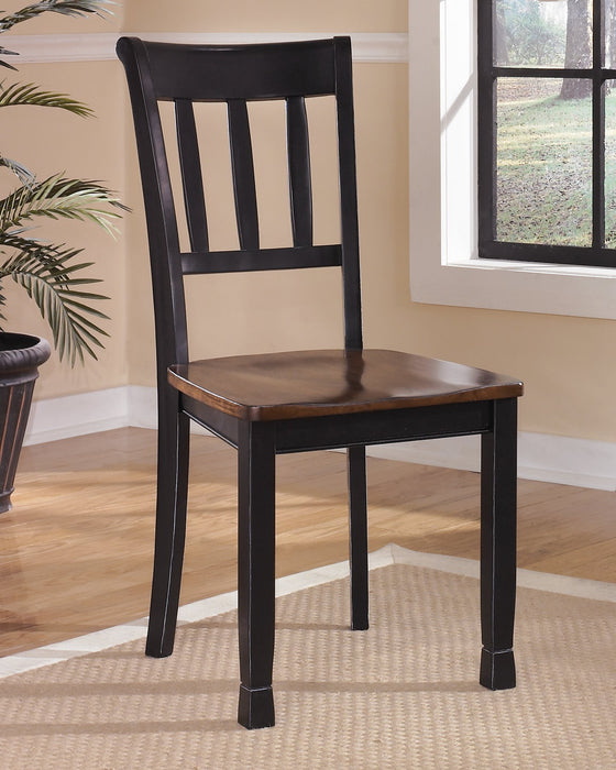 Owingsville Black/Brown Rectangular Dining Set