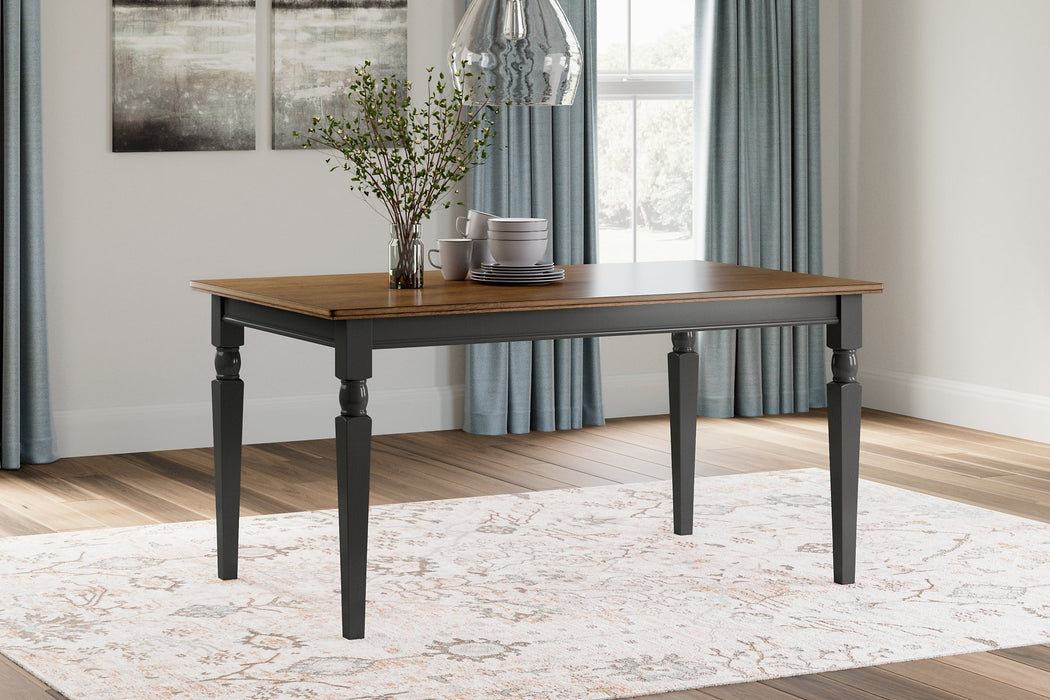 Owingsville Black/Brown Dining Table