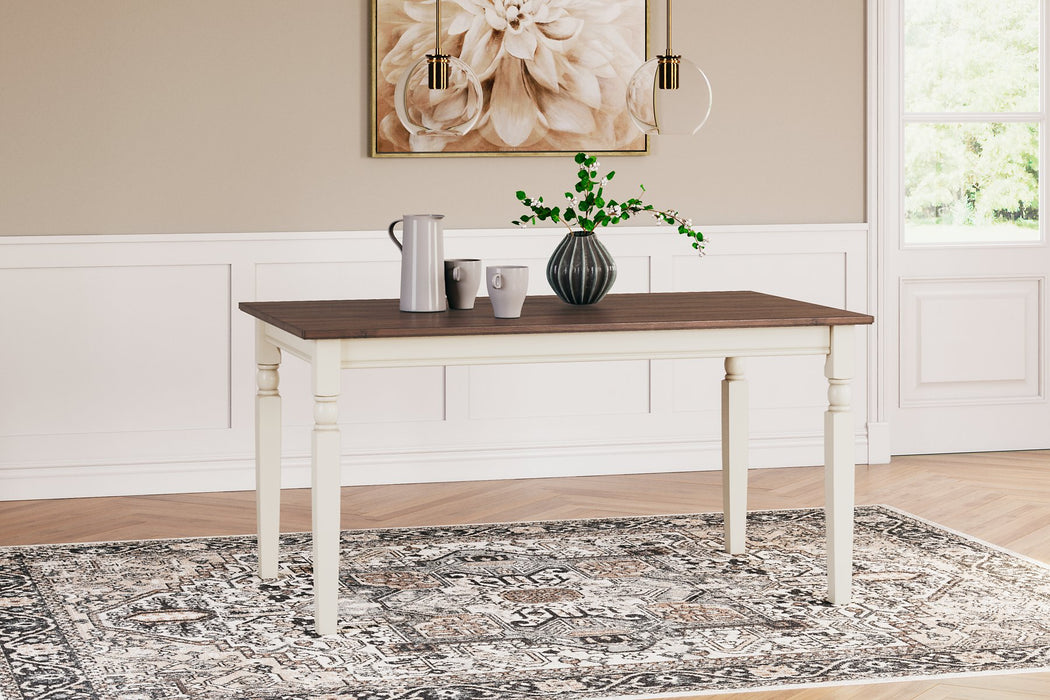 Whitesburg Brown/Cottage White Dining Table