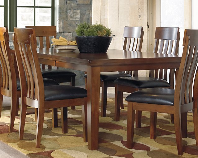 Ralene Medium Brown Extendable Dining Set