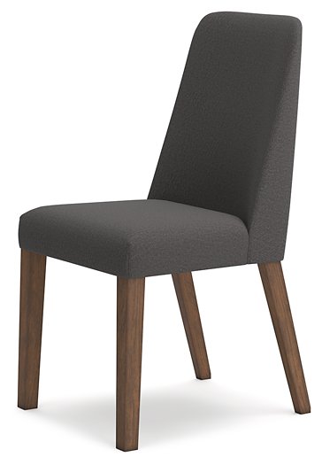 Lyncott Charcoal/Brown Dining Chair (Set of 2)