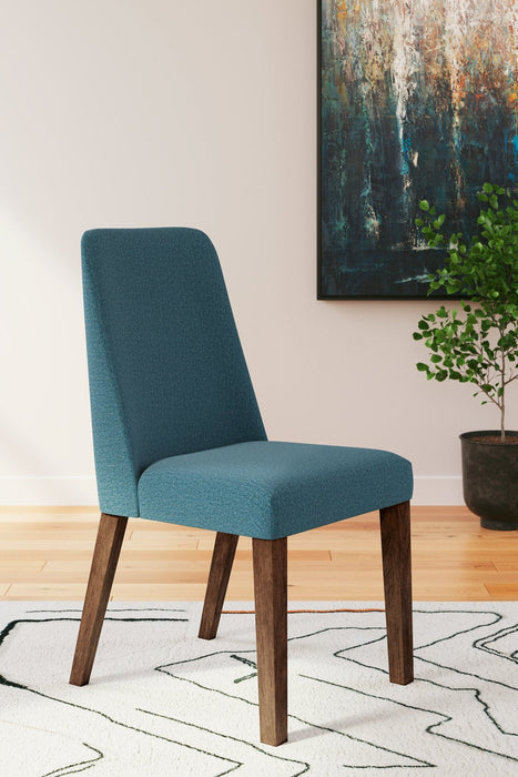 Lyncott Charcoal/Brown Dining Chair