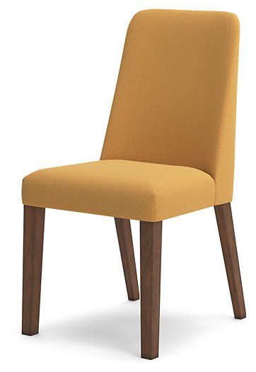 Lyncott Mustard/Brown Dining Chair (Set of 2)