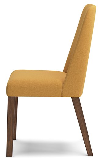 Lyncott Mustard/Brown Dining Chair (Set of 2)