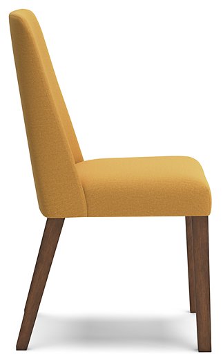 Lyncott Mustard/Brown Dining Chair (Set of 2)