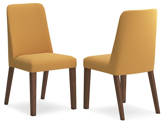 Lyncott Mustard/Brown Dining Chair (Set of 2)