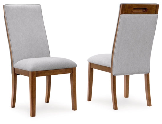 Lyncott Beige/Brown Dining Chair