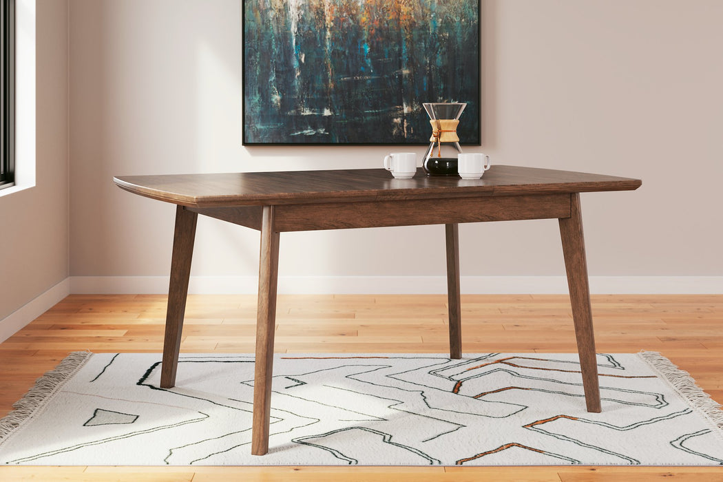 Lyncott Brown Dining Extension Table