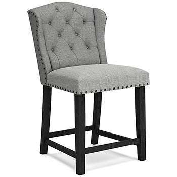 Jeanette Gray Counter Height Barstool