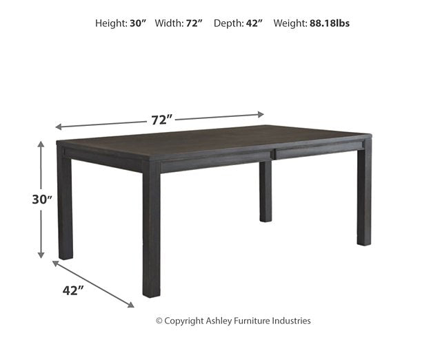 Jeanette Black Dining Table