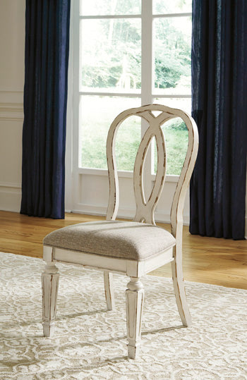 Realyn Chipped White Dining Chair