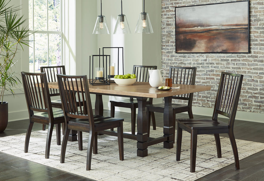 Charterton Brown Dining Room Set