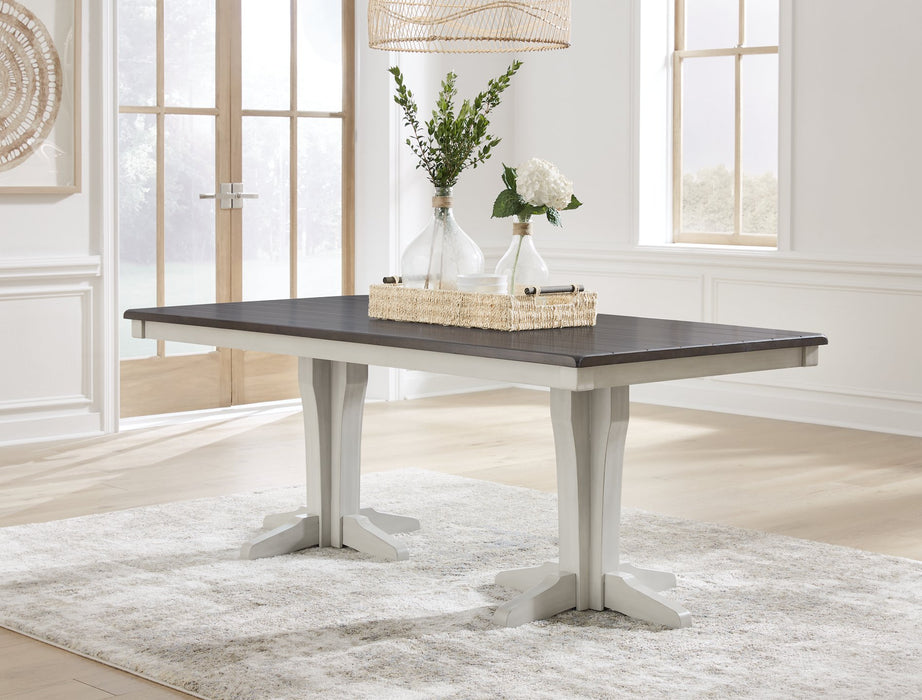 Darborn Gray/Brown Dining Table