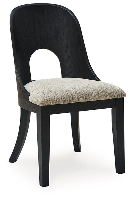 Rowanbeck Black Dining Chair
