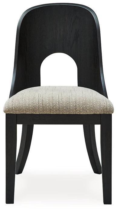 Rowanbeck Black Dining Chair